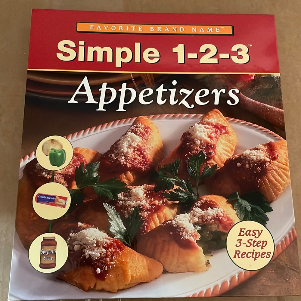 Simple 123 Appetizers Hardcover Cookbook
